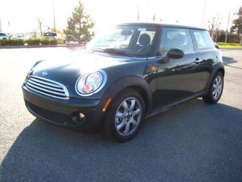 British Racing Green Metallic Mini Cooper Hardtop.  Click to enlarge.