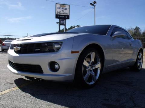 Silver Ice Metallic Chevrolet Camaro SS Coupe.  Click to enlarge.