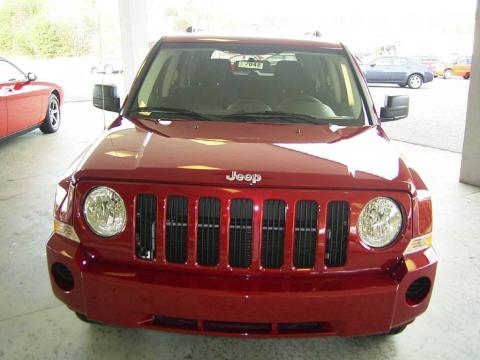 Inferno Red Crystal Pearl Jeep Patriot Sport.  Click to enlarge.