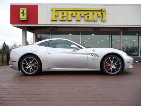 Silver Ferrari California .  Click to enlarge.
