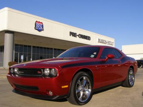 Inferno Red Crystal Pearl Coat Dodge Challenger R/T Classic.  Click to enlarge.