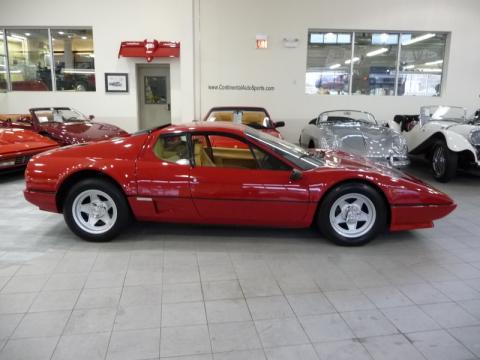 Red Ferrari BB 512i .  Click to enlarge.