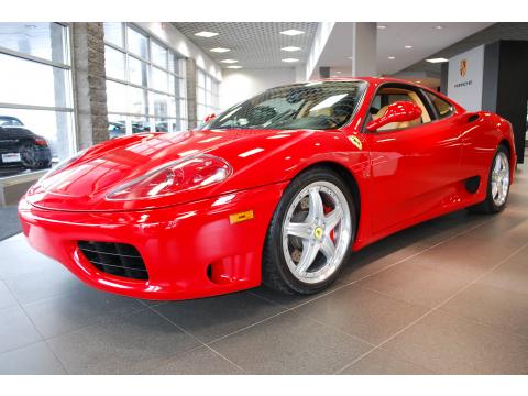 Red Ferrari 360 Modena F1.  Click to enlarge.