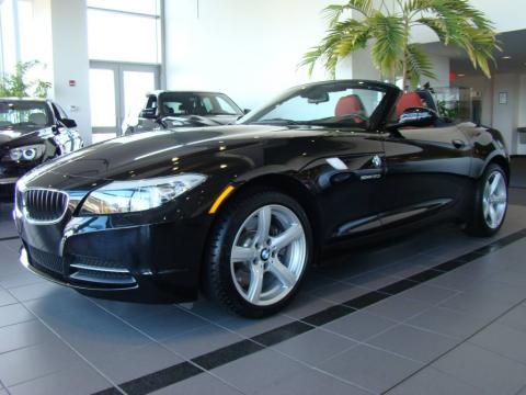 Black Sapphire Metallic BMW Z4 sDrive30i Roadster.  Click to enlarge.