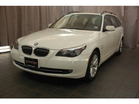 Alpine White BMW 5 Series 535xi Sports Wagon.  Click to enlarge.