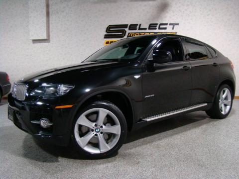 Black Sapphire Metallic BMW X6 xDrive50i.  Click to enlarge.