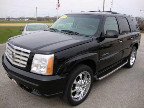 Sable Black Cadillac Escalade AWD.  Click to enlarge.