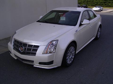 White Diamond Tricoat Cadillac CTS 3.0 Sedan.  Click to enlarge.