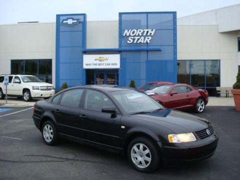 Black Magic Pearl Volkswagen Passat GLS Sedan.  Click to enlarge.