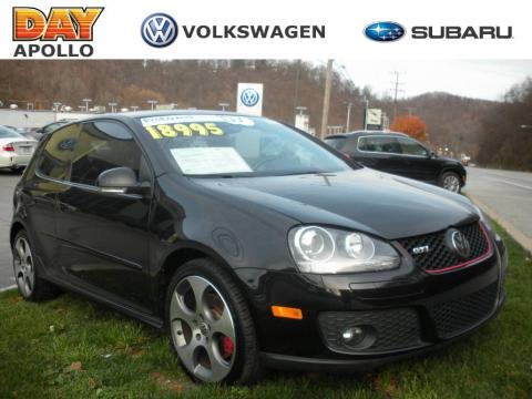 Black Magic Volkswagen GTI 2 Door.  Click to enlarge.