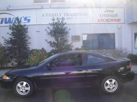 Black Chevrolet Cavalier LS Coupe.  Click to enlarge.