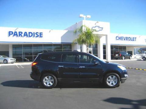 Dark Blue Metallic Chevrolet Traverse LT.  Click to enlarge.