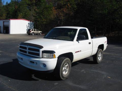 Bright White Dodge Ram 1500 Sport Regular Cab 4x4.  Click to enlarge.