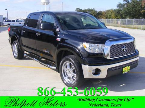 Black Toyota Tundra SR5 CrewMax 4x4.  Click to enlarge.