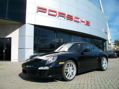 Black Porsche 911 Carrera Coupe.  Click to enlarge.