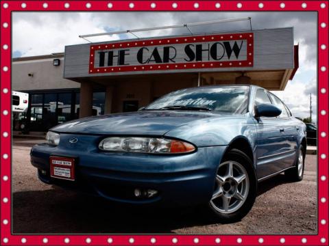 Opal Blue Metallic Oldsmobile Alero GL Sedan.  Click to enlarge.