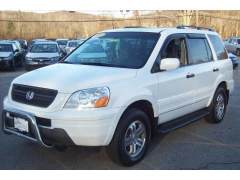 Taffeta White Honda Pilot EX-L 4WD.  Click to enlarge.