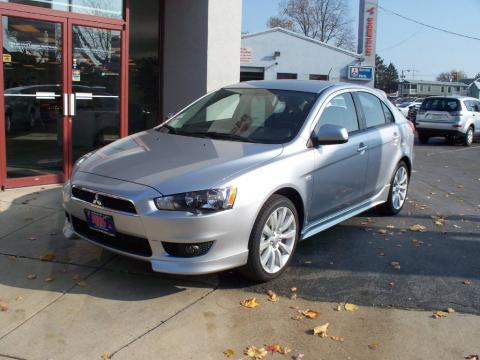 Apex Silver Metallic Mitsubishi Lancer Sportback GTS.  Click to enlarge.