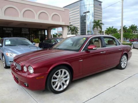 Radiance Red Metallic Jaguar XJ XJ8 L.  Click to enlarge.