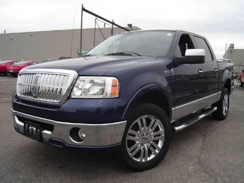 Dark Blue Pearl Metallic Lincoln Mark LT SuperCrew 4x4.  Click to enlarge.