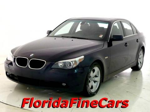 Orient Blue Metallic BMW 5 Series 530i Sedan.  Click to enlarge.