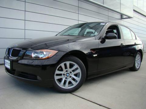 Jet Black BMW 3 Series 328xi Sedan.  Click to enlarge.