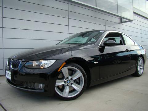 Jet Black BMW 3 Series 335i Coupe.  Click to enlarge.