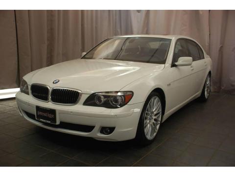 Alpine White BMW 7 Series 750Li Sedan.  Click to enlarge.