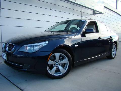 Monaco Blue Metallic BMW 5 Series 528i Sedan.  Click to enlarge.