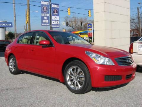 Garnet Ember Metallic Infiniti G 35 x Sedan.  Click to enlarge.