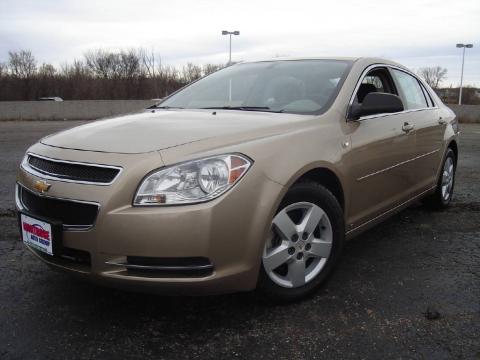 Sandstone Metallic Chevrolet Malibu LS Sedan.  Click to enlarge.