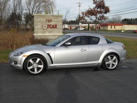 Sunlight Silver Metallic Mazda RX-8 .  Click to enlarge.