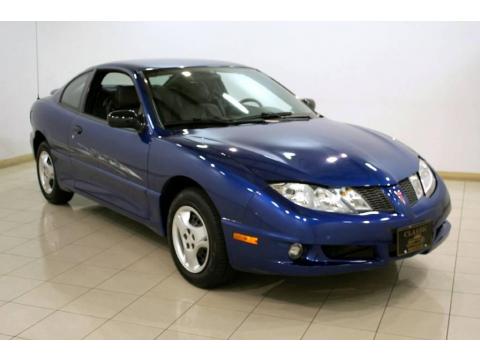 Electric Blue Metallic Pontiac Sunfire Coupe.  Click to enlarge.