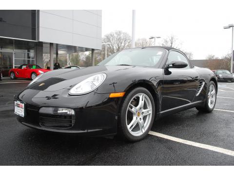 Black Porsche Boxster .  Click to enlarge.