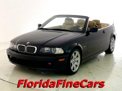 Black Sapphire Metallic BMW 3 Series 325i Convertible.  Click to enlarge.