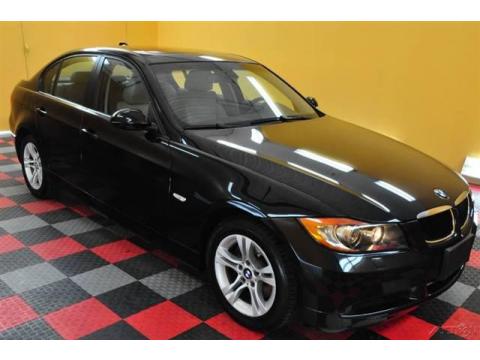 Jet Black BMW 3 Series 328xi Sedan.  Click to enlarge.