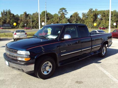Indigo Blue Metallic Chevrolet Silverado 2500 LS Extended Cab.  Click to enlarge.