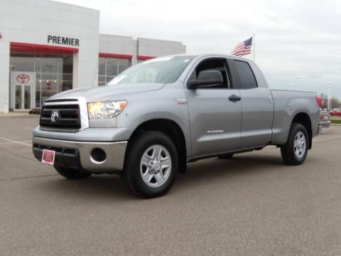 Silver Sky Metallic Toyota Tundra Double Cab 4x4.  Click to enlarge.