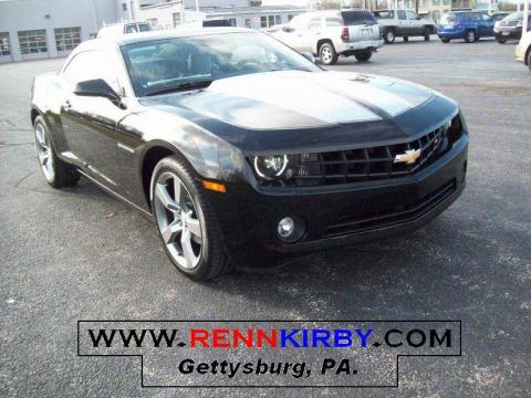Black Chevrolet Camaro LT/RS Coupe.  Click to enlarge.
