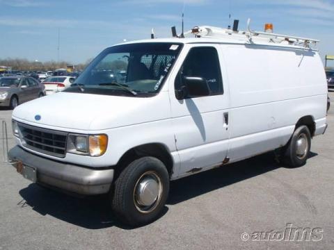 Oxford White Ford E Series Van E250 Commercial.  Click to enlarge.