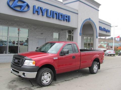 Redfire Metallic Ford F150 XL Regular Cab 4x4.  Click to enlarge.