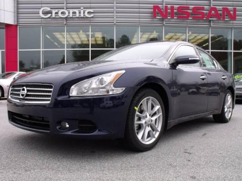 Navy Blue Nissan Maxima 3.5 SV Sport.  Click to enlarge.