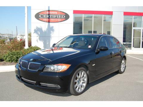 Jet Black BMW 3 Series 330i Sedan.  Click to enlarge.