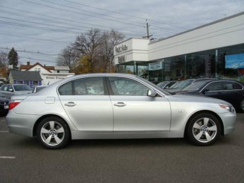 Titanium Silver Metallic BMW 5 Series 525xi Sedan.  Click to enlarge.