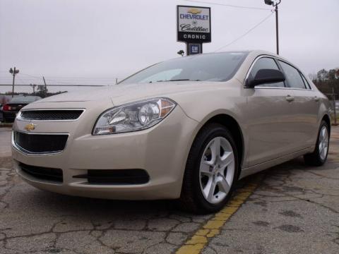 Gold Mist Metallic Chevrolet Malibu LS Sedan.  Click to enlarge.