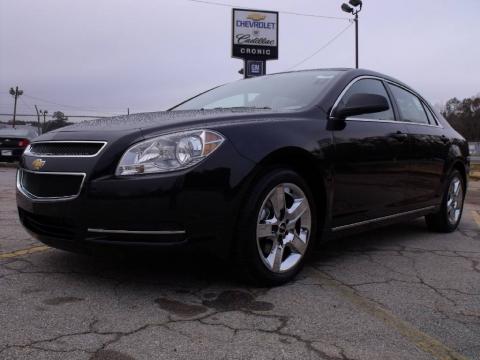 Black Granite Metallic Chevrolet Malibu LT Sedan.  Click to enlarge.