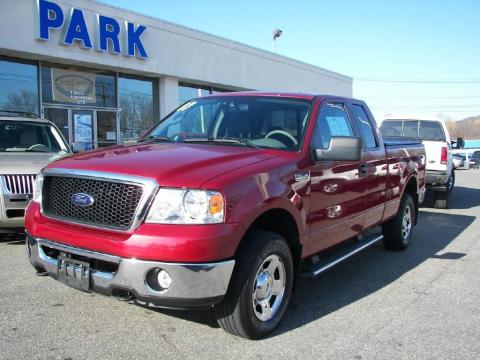 Redfire Metallic Ford F150 XLT SuperCab 4x4.  Click to enlarge.