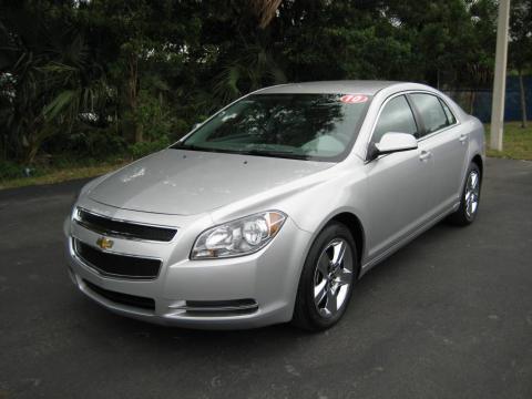 Silver Ice Metallic Chevrolet Malibu LT Sedan.  Click to enlarge.
