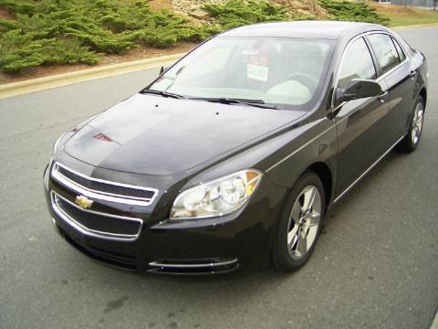Black Granite Metallic Chevrolet Malibu LT Sedan.  Click to enlarge.