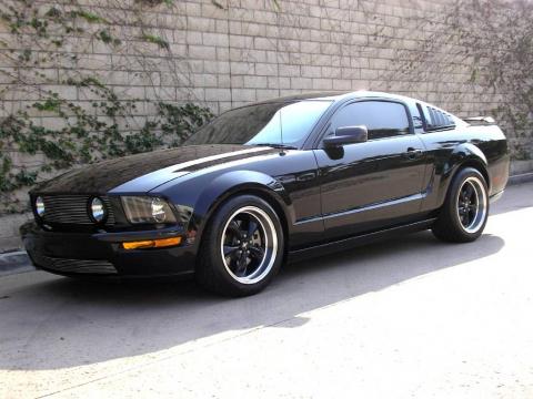 Black Ford Mustang GT Premium Coupe.  Click to enlarge.